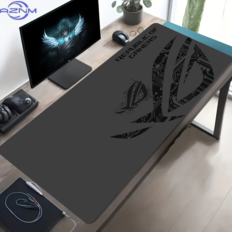 Tech Table Accessories - 1pc 대형 게임용 마우스 패드 ROG