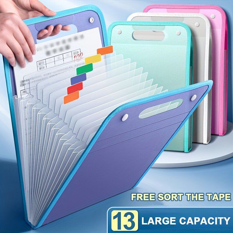 Document Scanner Portable - 13 포켓 파일 폴더 휴대용 A4