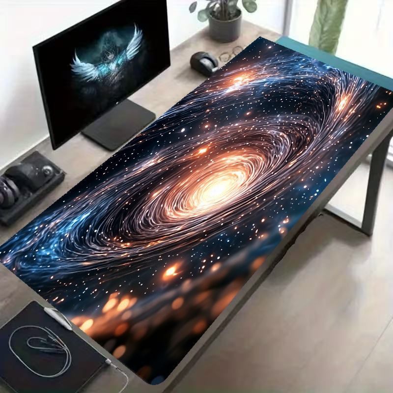 We Tech Galaxy Accessories - 우주 은하 철제 아트 마우스 패드