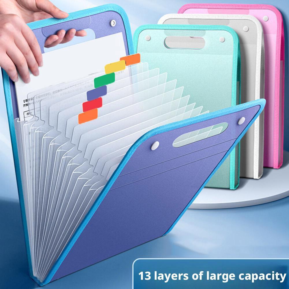Document Scanner Portable - 13 포켓 파일 폴더 휴대용 A4