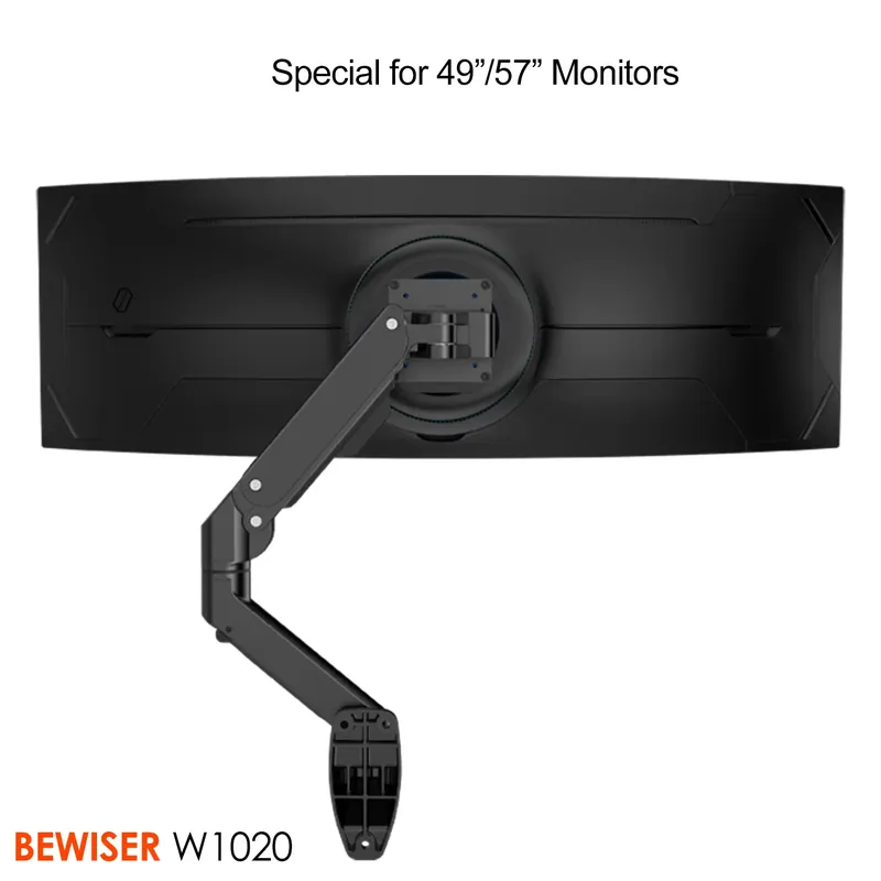 고중량 가스 스프링 모니터 암 벽걸이형 단일 화면 홀더 - Monitor Arm Single 리뷰 및 가격