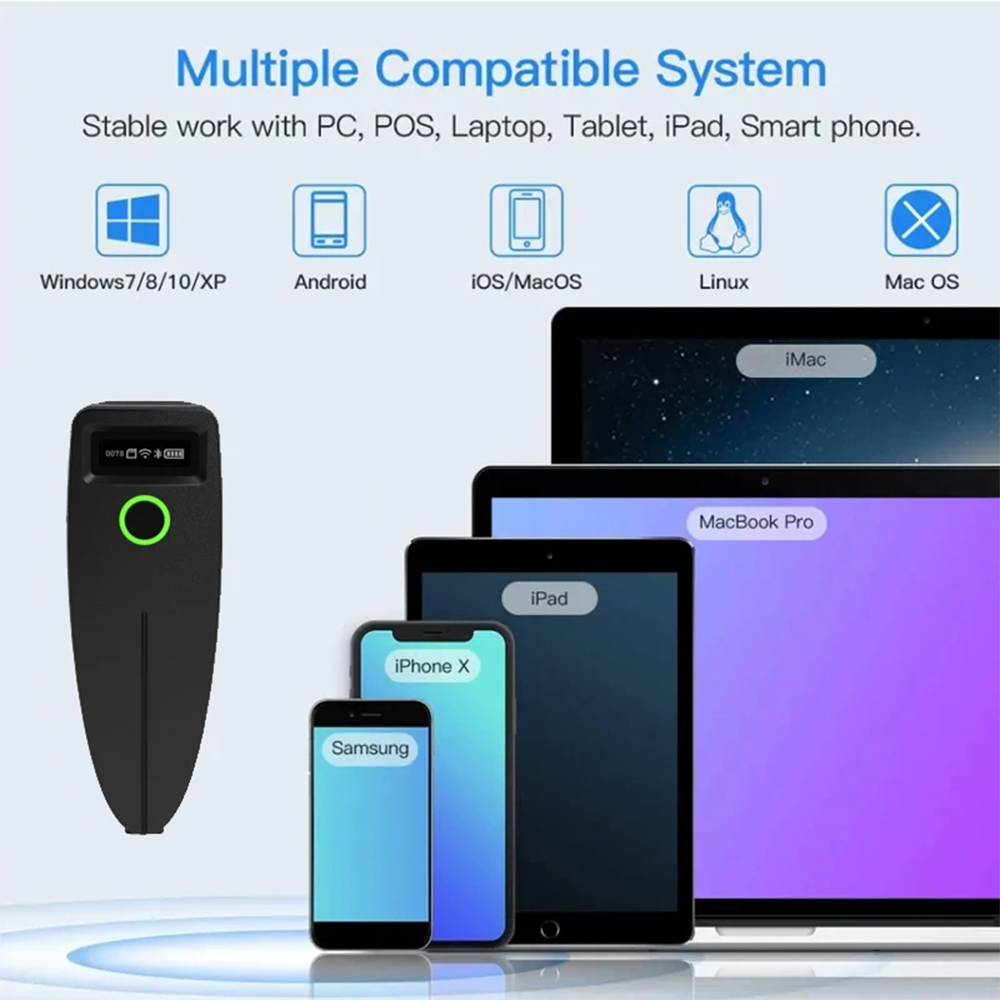 2D 바코드 스캐너 W7 미니 무선 블루투스 휴대용 휴 - Document Scanner Portable 리뷰 및 가격