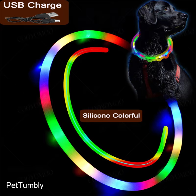 3 가지 모드 개 Luminou 충전 칼라 Led Us - Tech Dog Accessories 리뷰 및 가격