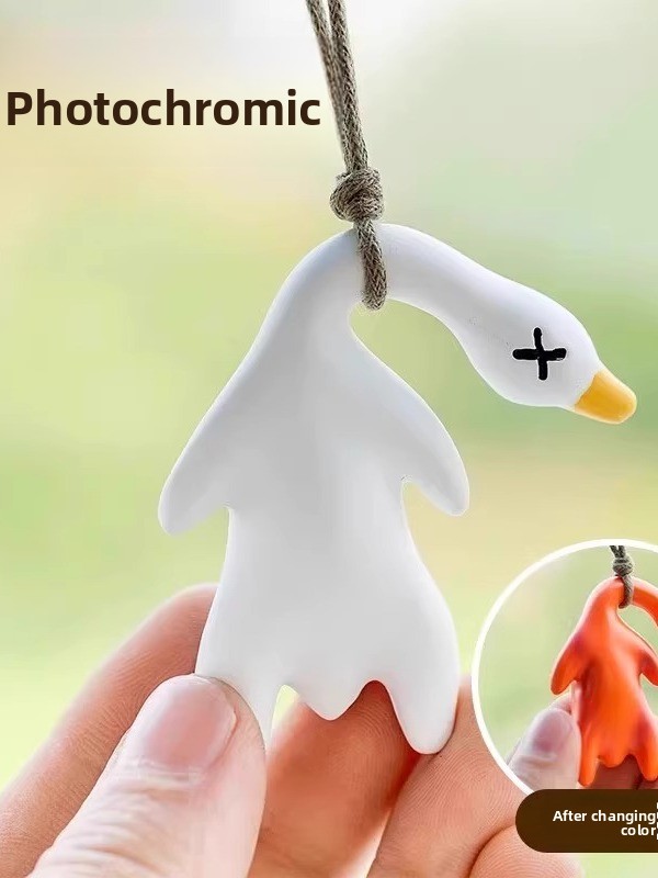 블랙 테크 UV 반응형 구운 오리 키체인 색상 변환 펜 - Tech Keychain Accessories 리뷰 및 가격