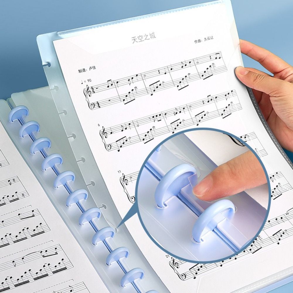 창의적인 플라스틱 악보 폴더 A4 유연한 피아노 악보  - Document Scanner Portable 리뷰 및 가격
