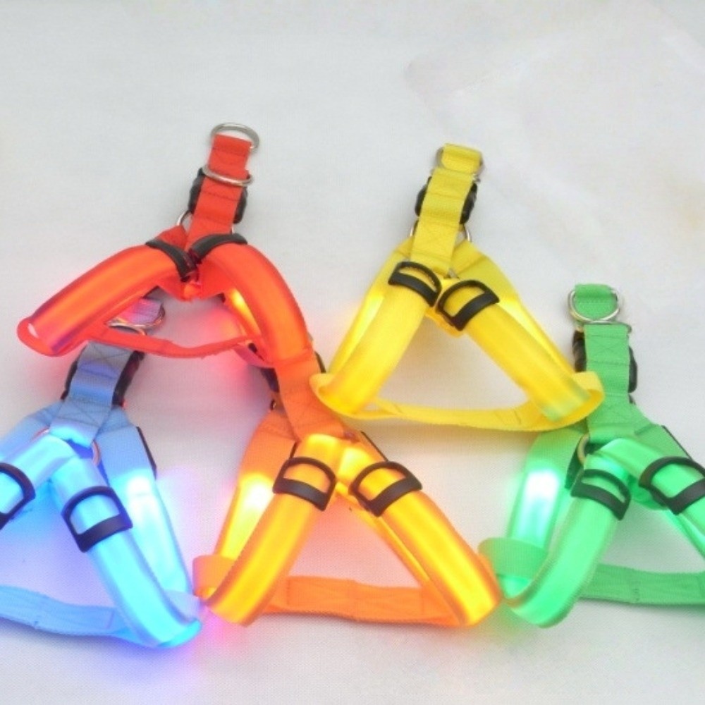 통기성 LED 애견 하네스 충전식 점멸 발광 애완견 가 - Tech Dog Accessories 리뷰 및 가격