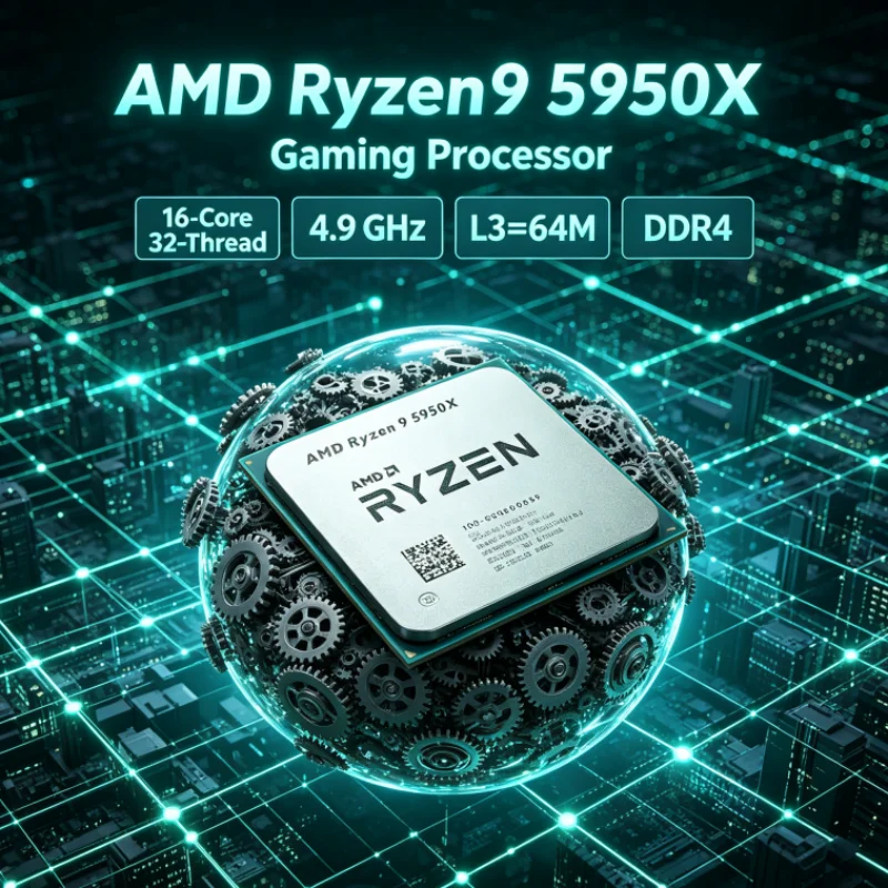 AMD 라이젠 9 5950X 게이밍 CPU (쿨러 미포 - Amd Cpu Ryzen 9 리뷰 및 가격