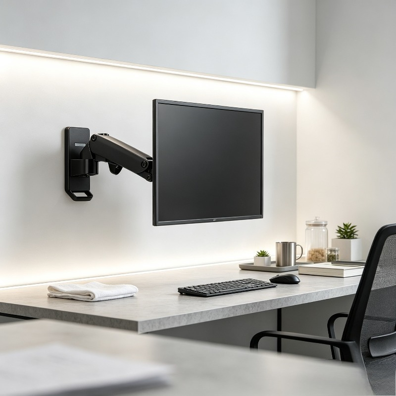 가스 스프링 풀 모션 모니터 벽걸이, 17-32인치 디 - Monitor Arm Single 리뷰 및 가격