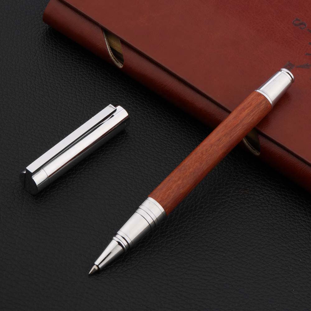 고품질 200 나무 볼펜 백단 스테인레스 스틸 롤러 볼 - High Tech Office Accessories 리뷰 및 가격