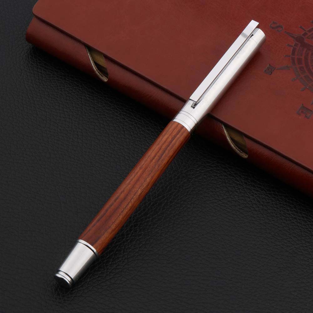 고품질 200 나무 볼펜 백단 스테인레스 스틸 롤러 볼 - High Tech Office Accessories 리뷰 및 가격