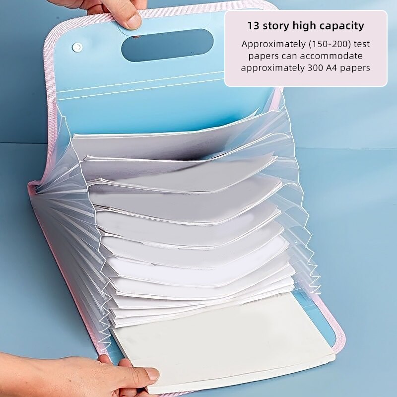 13 포켓 파일 폴더 휴대용 A4 편지 크기 마카롱 컬 - Document Scanner Portable 리뷰 및 가격