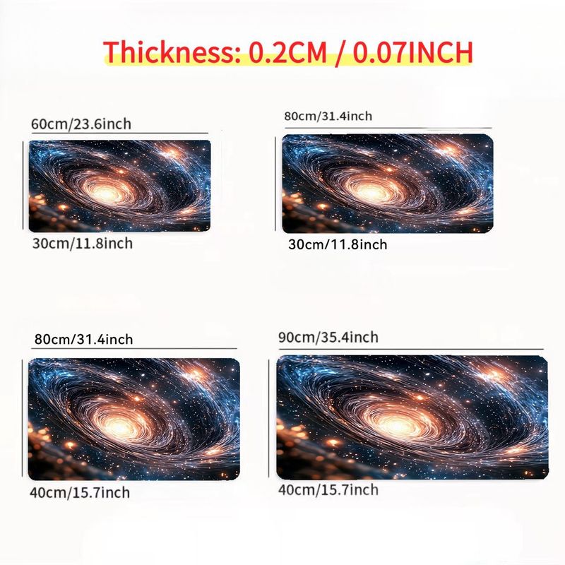 우주 은하 철제 아트 마우스 패드 별이 빛나는 하늘 게 - We Tech Galaxy Accessories 리뷰 및 가격
