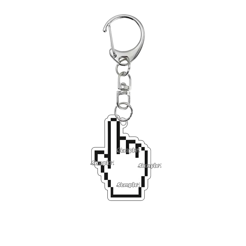 창의적인 양면 인쇄 레트로 픽셀 아트 Y2K 감성 빈티 - Tech Keychain Accessories 리뷰 및 가격