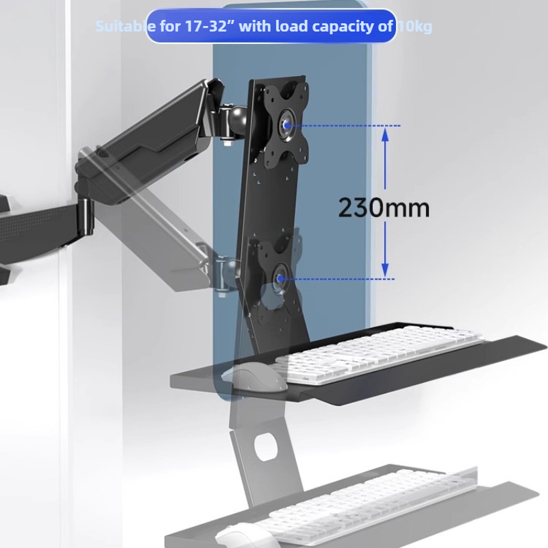 헤비 듀티 모니터 마운트 랙 인체공학적 조절 가능한 스 - Monitor Arm Single 리뷰 및 가격