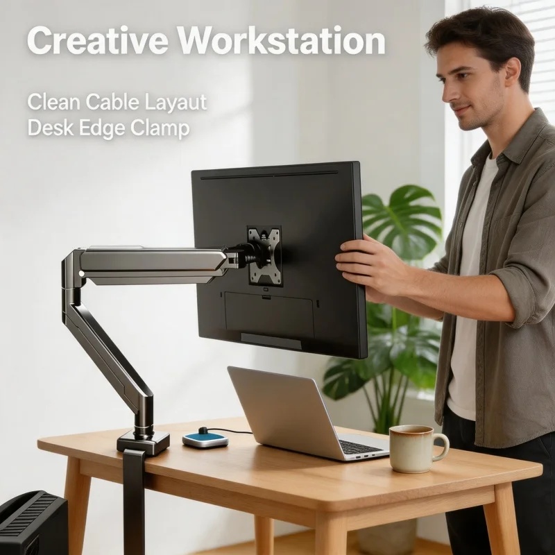 14인치~32인치 스크린용 단일 모니터 마운트 브래킷, - Monitor Arm Single 리뷰 및 가격